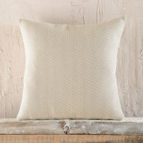 Μαξιλαροθήκη Διακοσμητική Santorini Beige Ρυθμός 40Χ40 Βαμβάκι-Πολυέστερ