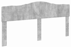 vidaXL Κεφαλάρι Σκυρόδεμα Γκρι 180 cm Επεξεργασμένο ξύλο