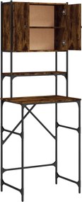 vidaXL Ντουλάπι Πλυντηρίου Καπνιστή Δρυς 68x48,5x194 εκ.