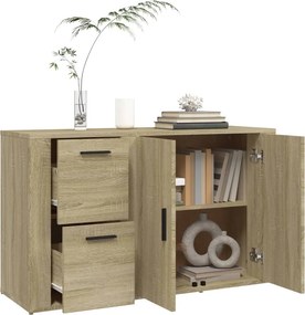 vidaXL Ντουλάπι Sonoma Δρυς 100x36x59,5 εκ. από Επεξεργασμένο Ξύλο