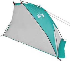 vidaXL Σκηνή Παραλίας Πράσινο Θάλασσας 268x223x125εκ. Πολυεστέρας 185T