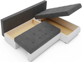 Γωνιακός καναπές Leeds-Gkri-Leuko