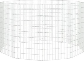 vidaXL Περίφραξη Ζώων Ελεύθερης Βοσκής 10 Πάνελ 54x100εκ. Γαλβ. Σίδερο