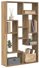vidaXL Βιβλιοθήκη Αρτισιανή Δρυς 72x20x120 εκ. από Επεξεργασμένο Ξύλο