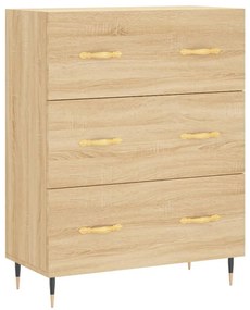 vidaXL Ντουλάπι Sonoma Δρυς 69,5 x 34 x 90 εκ. από Επεξεργασμένο Ξύλο