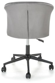 Καρέκλα γραφείου Houston 1319, Γκρι, 77x55x61cm, 9 kg, Χωρίς μπράτσα, Με ρόδες, Μηχανισμός καρέκλας: Economic | Epipla1.gr