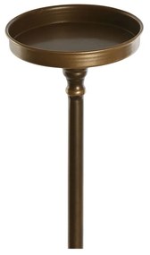 Κηροπήγιο Home ESPRIT Χρυσό Μέταλλο 21 x 21 x 98 cm