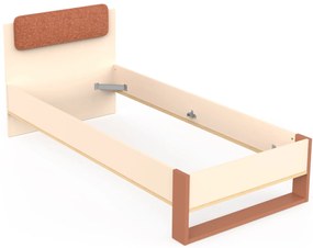 Παιδικό κρεβάτι Camilla-Terracotta