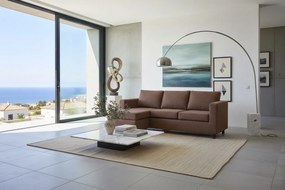 Γωνιακός καναπές Ibiza-180 x 120-Σοκολατί