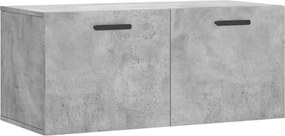 vidaXL Ντουλάπι Τοίχου Γκρι Σκυρ. 80x36,5x35 εκ. Επεξεργασμένο Ξύλο
