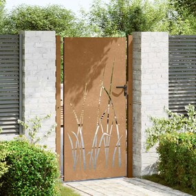 vidaXL Πύλη Κήπου 100 x 175 cm Ατσάλι με Επικάλυψη Πούδρας Κλειδώσιμο