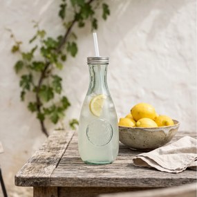 ΔΙΑΚΌΣΜΗΣΗ ΣΕ ΓΥΆΛΙΝΟ DESIGN ΜΠΟΥΚΑΛΙ GLASS DROPS AUTHENTIC 600CC ME ΚΑΛΑΜΑΚΙ