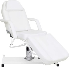 vidaXL Κρεβάτι - Πολυθρόνα Αισθητικής Λευκό 180 x 62 x (87-112) εκ.