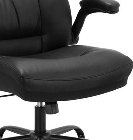 Καρέκλα γραφείου διευθυντή Stellar pu μαύρο 70x77x119 εκ.