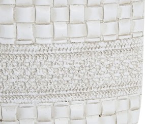 Βάζο DKD Home Decor Λευκό Ρητίνη Σύγχρονη 18 x 6 x 28 cm