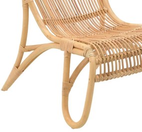 Σεζλονγκ Restiny Inart φυσικό rattan 65x85x84εκ