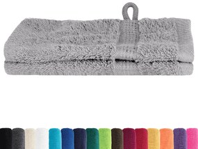 vidaXL Πετσέτες 2 pcs Γκρι 15 x 21 cm Βαμβάκι