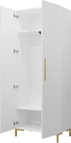 Γκαρνταρόμπα Zilion-Leuko - 74.00Χ44.00Χ196.00cm