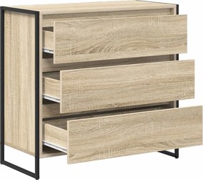 vidaXL Πλαϊνό γραφείο Σονόμα 79 x 36 x 75.5 εκ. Επεξεργασμένο ξύλο