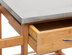 ΤΡΌΛΕΪ ΚΟΥΖΊΝΑΣ BAMBOO+STEEL TROLLEY BS FIVE 167776