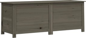 vidaXL Κουτί Μαξιλαριών Εξ. Χώρου Ανθρακί 150x50x56 εκ. Μασίφ Ελάτη