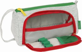 Κασετίνα Benetton Pop Γκρι 20 x 11 x 8.5 cm