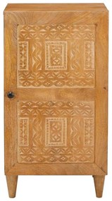 vidaXL Πλαϊνό γραφείο Ανοιχτό καφέ 33.5 x 40 x 75 εκ