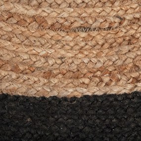 Στρογγυλό Χαλί Καλοκαιρινό (Φ120) A-S Border Black 146295J