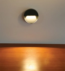 LED Απλίκα Εξωτερικού Χώρου Solo 15cm IP65 9W 3000K Ανθρακί