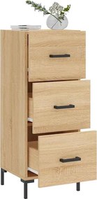 vidaXL Ντουλάπι Sonoma Δρυς 34,5x34x90 εκ. από Επεξεργασμένο Ξύλο