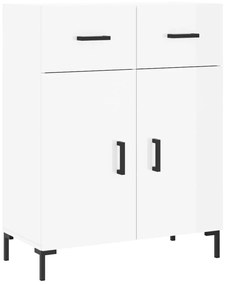 vidaXL Ντουλάπι Γυαλιστερό Λευκό 69,5x34x90 εκ. Επεξεργασμένο Ξύλο