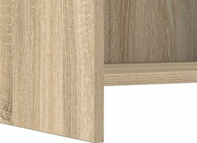 vidaXL Πλαϊνό γραφείο Sonoma Δρυς 40 x 36 x 80 εκ Επεξεργασμένο Ξύλο