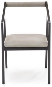 AZUL chair, color: velvet - grey DIOMMI V-PL-N-AZUL-CZARNY-POPIEL