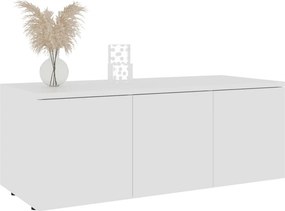 vidaXL Έπιπλο Τηλεόρασης Λευκό 80 x 34 x 30 εκ. από Επεξ. Ξύλο