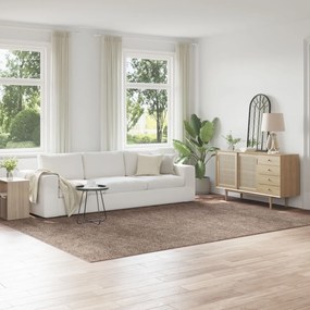 vidaXL Χαλιά Shaggy με Λάτεξ Καφέ 240x340 εκ.