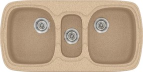 Sanitec Classic 303 (96×51) - Γρανιτένιος νεροχύτης - Granite BEIGE