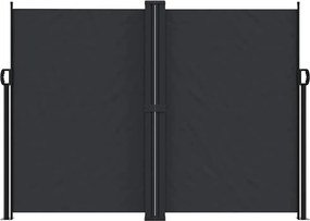vidaXL Σκίαστρο Πλαϊνό Συρόμενο Μαύρο 180 x 600 εκ.