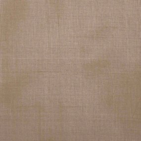 vidaXL Voile κουρτίνες με ροδέλες 2 τεμάχια Ανοιχτό Καφέ