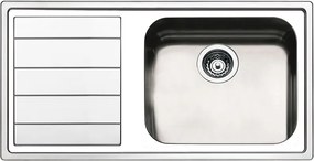 Apell Linear 8515 (100x50) - Ανοξείδωτος νεροχύτης - Δεξιά ποδιά