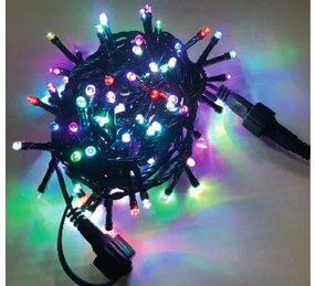 Λαμπάκια 100 LED Επεκτεινόμενα με Πρόγραμμα χωρίς Τροφοδοσία Πράσινο Καλώδιο 10μ RGB IP44 30-10067 Lumen-30-10067-Πράσινο 30-10067