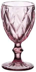 Ποτήρι Νερού Κολωνάτο Kare 320ml Purple - Cryspo Trio - 6 ΤΜΧ