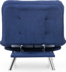 Πολυθρόνα Σκούρο Μπλε MISA SOLO 105x88x90