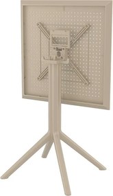 Τραπέζι Πτυσσόμενο Sky 60Χ60X74Εκ. Dove Grey