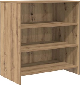 vidaXL Πλαϊνό γραφείο Καφέ 70 x 41 x 75 εκ. Επεξεργασμένο ξύλο