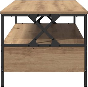 vidaXL Τραπεζάκι σαλονιού artisan δρυς 100 x 51 x 45 cm
