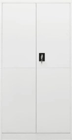 vidaXL Φοριαμός Λευκός 90 x 40 x 180 εκ. Ατσάλινος
