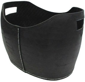 Καλάθι Αποθήκευσης STL101 30x40x35cm Black Espiel Rubberwood