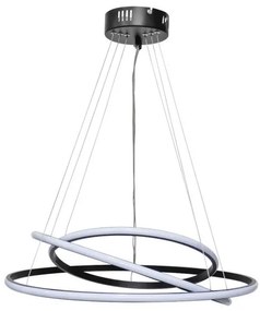 Κρεμαστό Φωτιστικό Οροφής LED 80W 3CCT Cronos-50 Heronia Lighting-01-0358-Μαύρο 01-0358