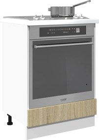 vidaXL Ντουλάπι για Φούρνο Sonoma Δρυς 60x46x81,5 εκ. Επεξ. Ξύλο