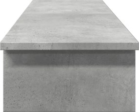 vidaXL Βάση Οθόνης Γκρι Σκυρ. 100x27x15 εκ. Επεξεργ. Ξύλο